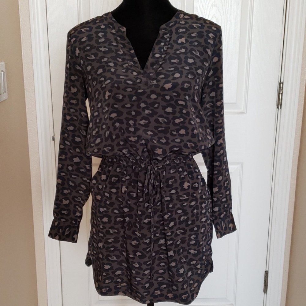 Banana Republic Army Green Mini Dress